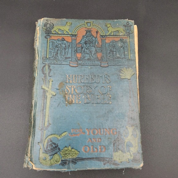 Other - ANTIQUE Hurlbut's Story of the Bible Book 1904 Edition Stories 📸SEE📏📸